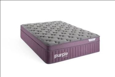 Twin XL Size Purple Rejuvenate Mattress with Adjustable Bed Frame - $5,400 Value