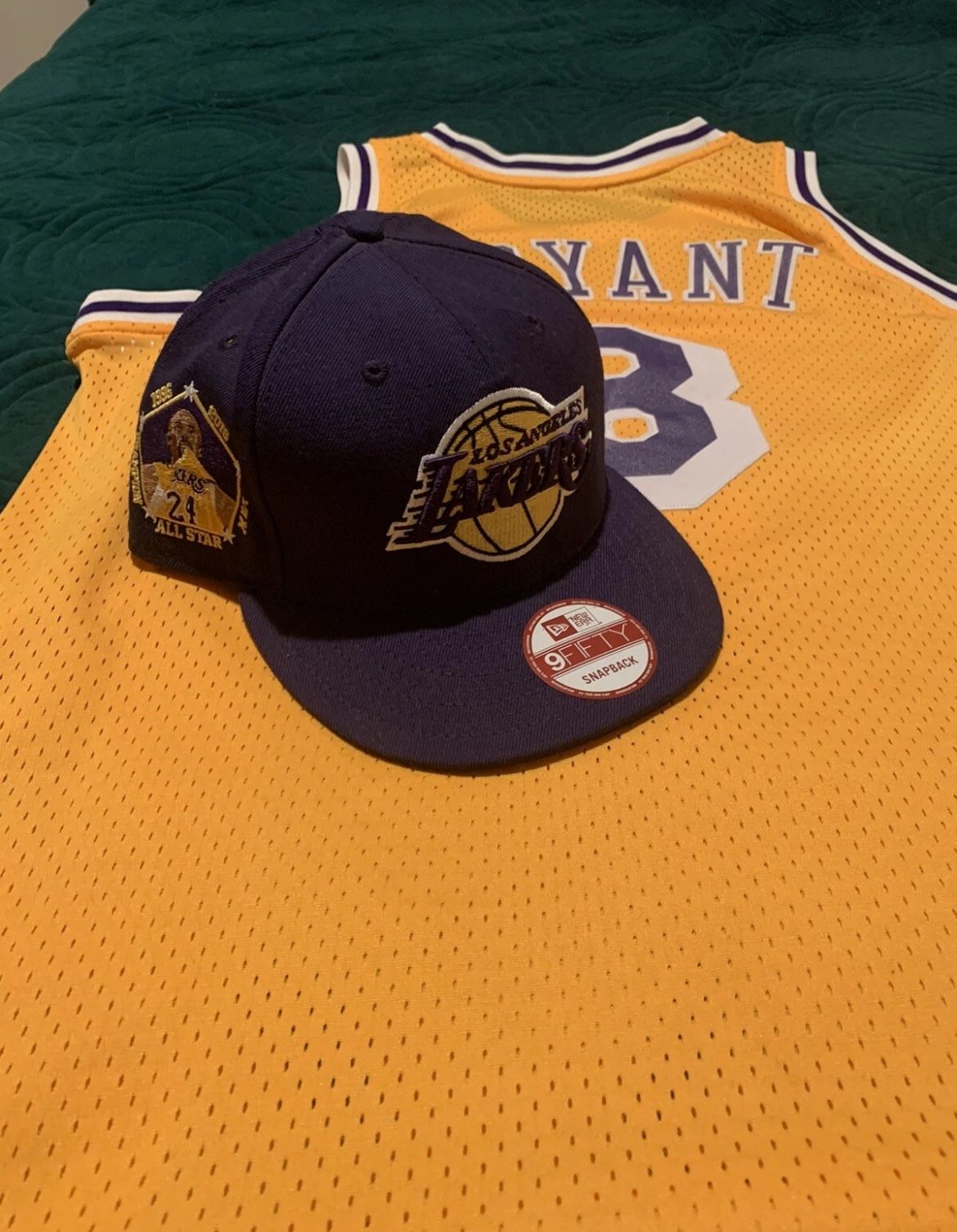 Kobe Bryant Lakers Jersey With Retirement Lakers Snapback