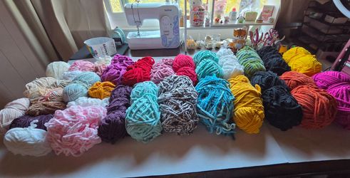 Bulk blanket yarn skeins
