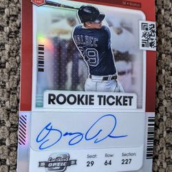 2021 Panini Contenders Optic Bobby Dalbec Auto Rookie 