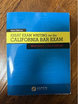 Essay Exam Writing for the California Bar Exam (Third Edition)