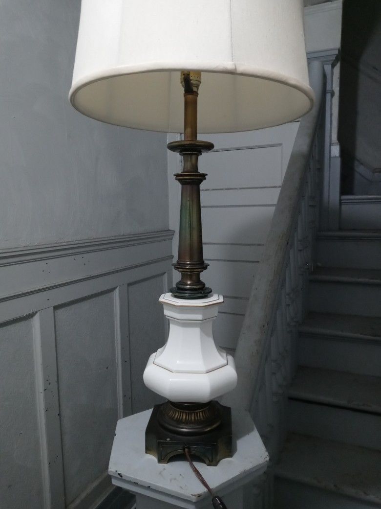 Vintage 60s Lamp Brass/ceramic Pefect Condition