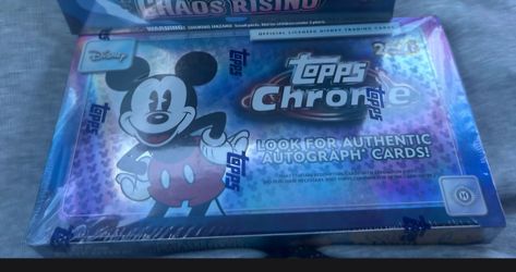 Disney hobby box brand new topps chrome