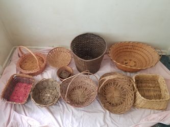 Assorted Wicker Baskets 
