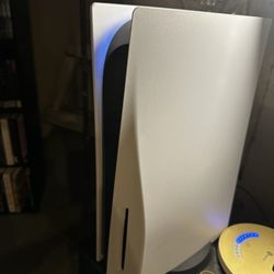 PS5 w Blue Controller