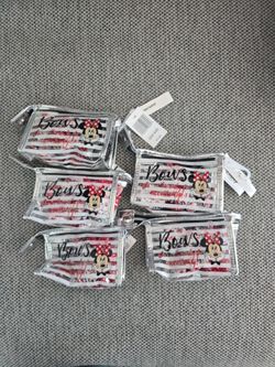 Minnie Mouse Cosmetic Bags / Travel Pouches