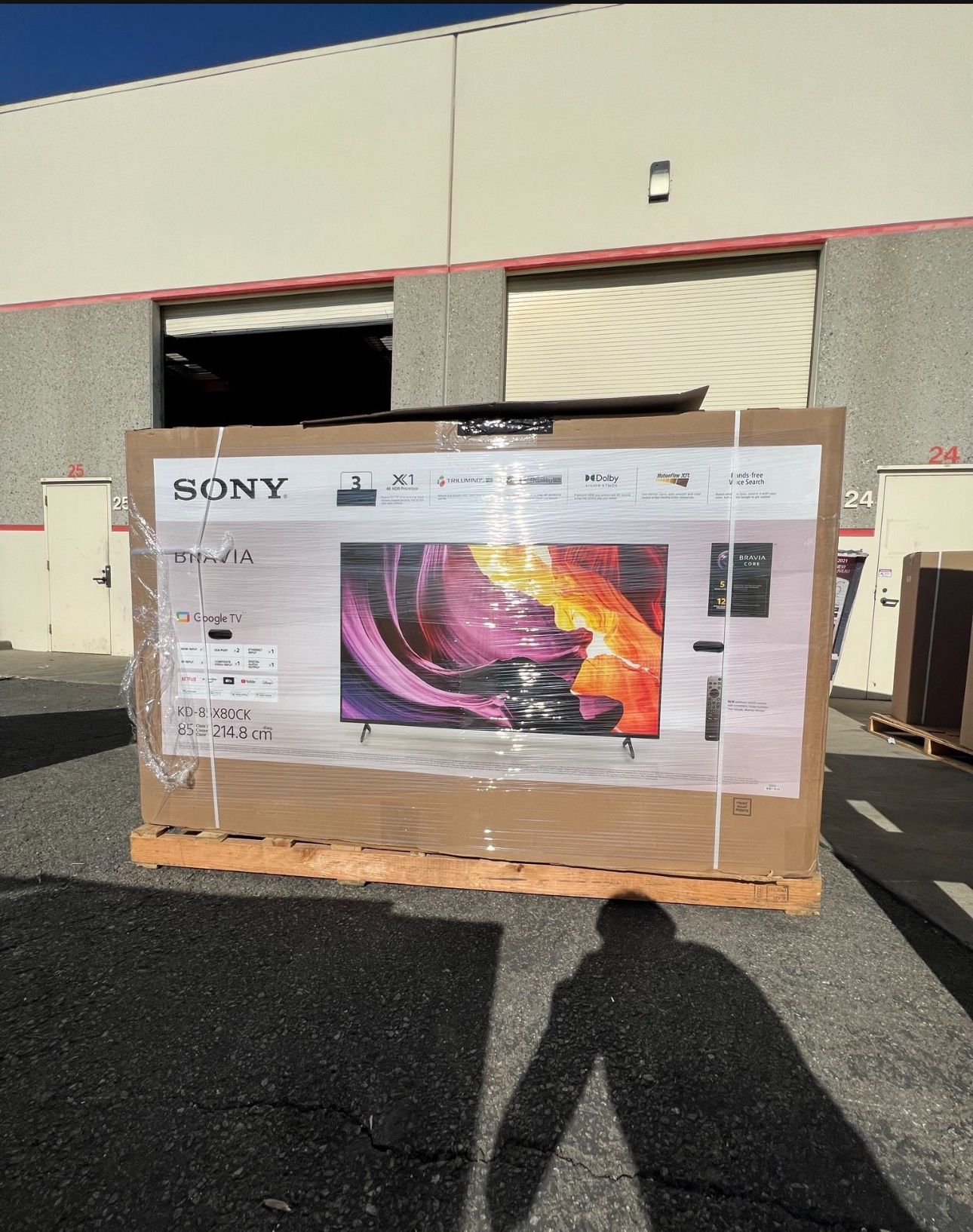 85” Sony Bravia X80K 4K UHD Smart Google Tv 