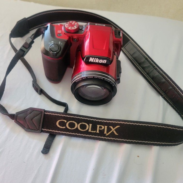 Nikon COOLPIX B500 16.0MP Digital Camera - Red