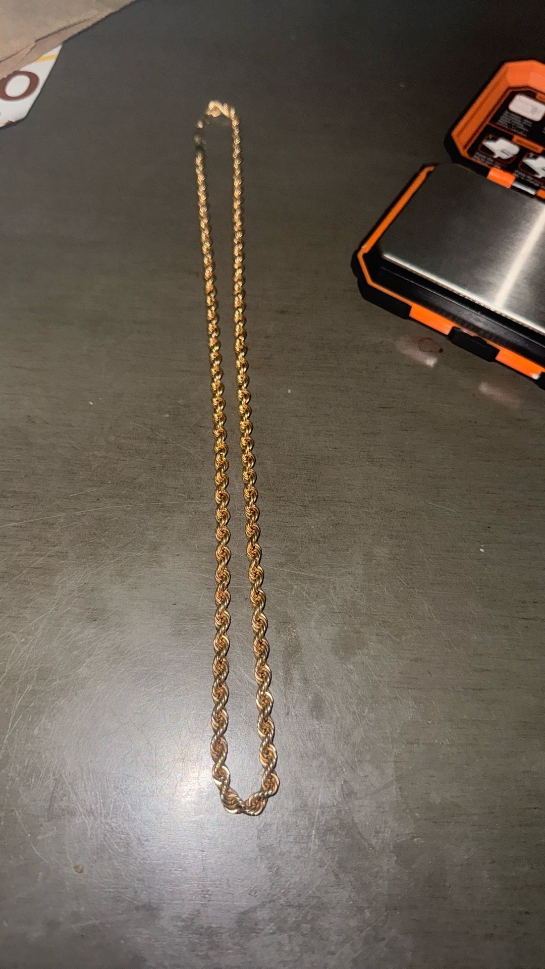 14k Gold Rope chain