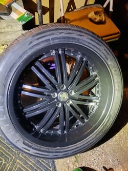 22"  BLACK RIMS 🔥GREAT DEAL 🔥