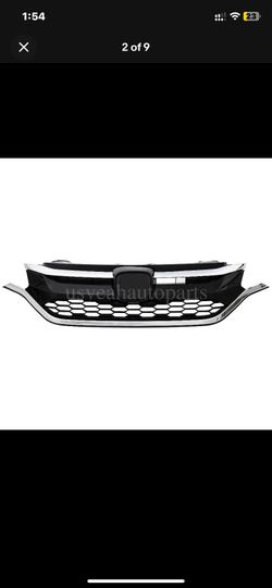 Front Bumper Upper Mesh Grill Grille Chrome For 2015 2016 Honda CRV CR-V Sport