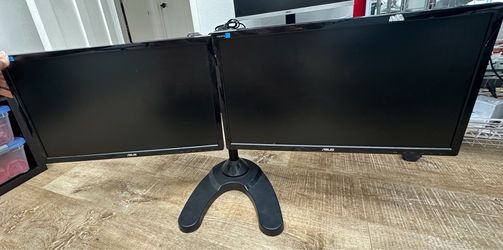 Dual monitor with stand (Asus VE284H)