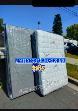Full Size Boxspring With Mattress