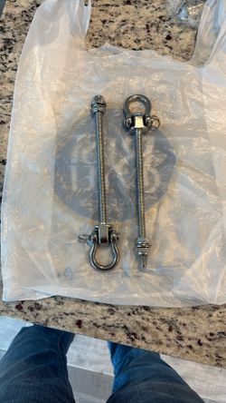 Heavy Duty Bearing Stainless Swivel Hangers - 2 Pack