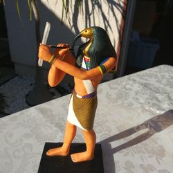 Thoth Egyptian God Ceramic Figurine