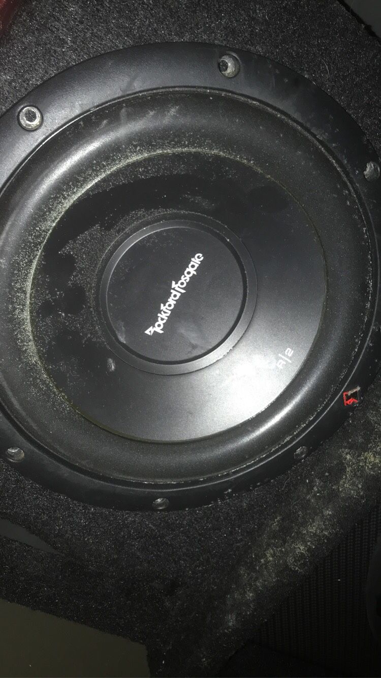 10inch RockFord FosGate Bass speaker