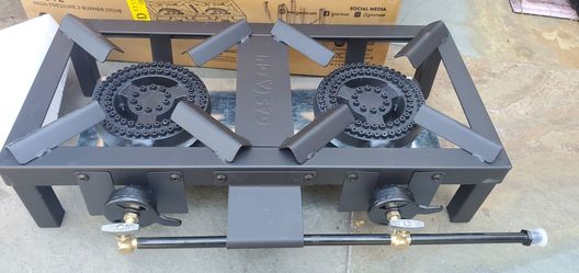 GasOne High Pressure Double Propane Burner - Outdoor Cooking