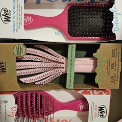 WET hairbrushes