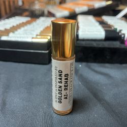 🏖️ Golden Sand Perfume Oil – Warm & Radiant Unisex Scent! 🏖️ Pure Perfume Oil | Made in USA 🇺🇸  ✨ Description: Bask in the warm, sunlit allure of 