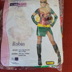 Robin Halloween Costume.  Teen Girl Med