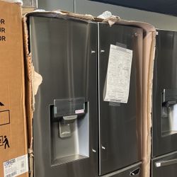 New Open Box Lg Full Size Stainless Steel Refrigerator 
