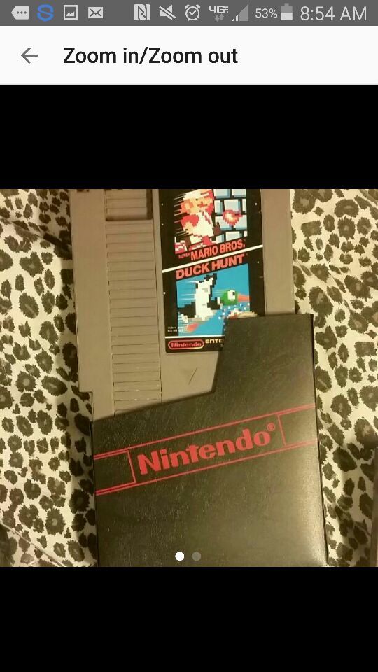 Nintendo Nes Mario Bros & Duck Hunt Game