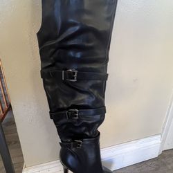 Only Maker - Black Leather Boots