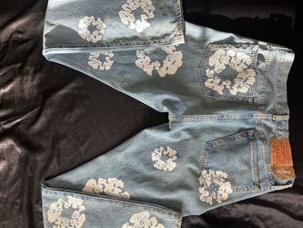 authentic denim tears jeans size 31x32