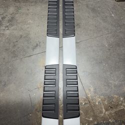 2004 To 2014 Ford F150 Extended/Super Cab Grey Running Boards Side Steps Estribos Escalones 