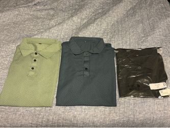 3 Men’s Breeze Capri Polo Shirts size 2XL