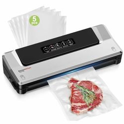 New vacuum food sealer machine with starter bags
