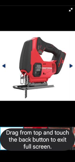 Craftsman 20V MAX Cordless Keyless Jig Saw Tool, 11/16 Inches