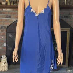 Silky Blue Chemise