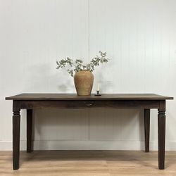 Vintage Solid Wood Dining Table
