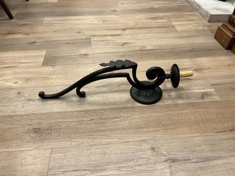 Black Iron Wall Sconce Light