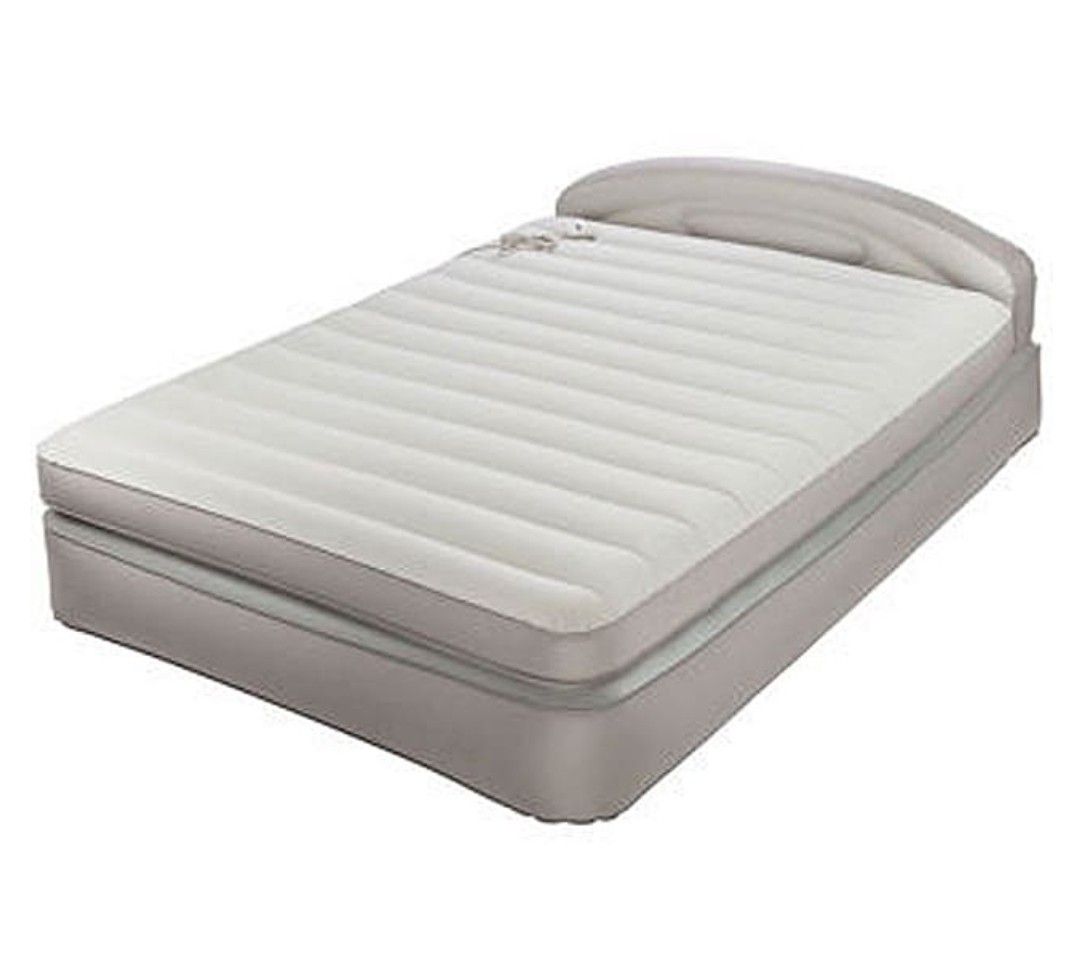 Aerobed air mattress queen with headboard