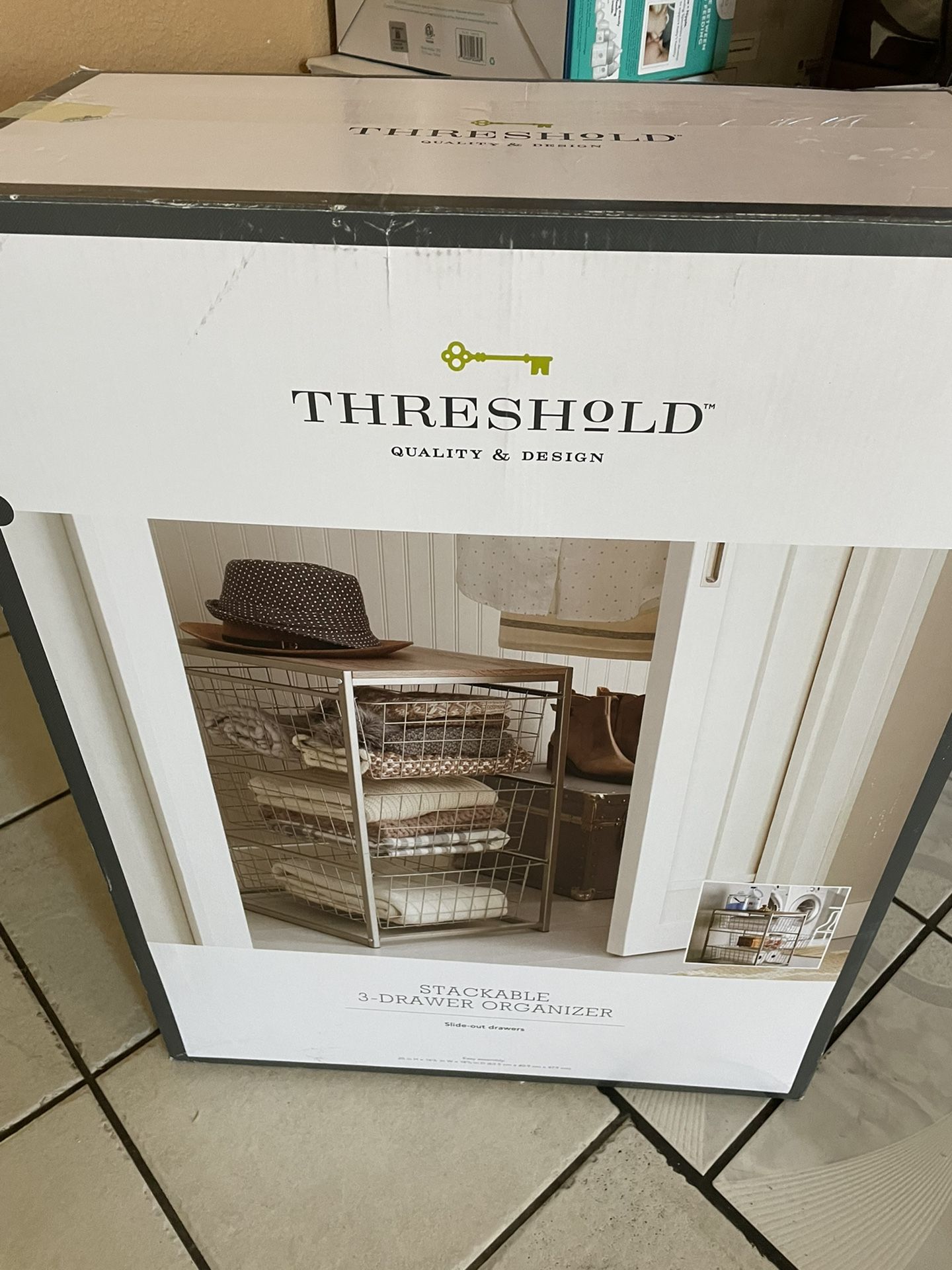 THRESHOLD 3 DRAWER ORGANIZER