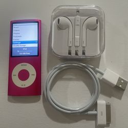 Apple iPod 4th Generation 8gb Pink New Battery!