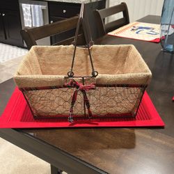 Metal Decorative Basket