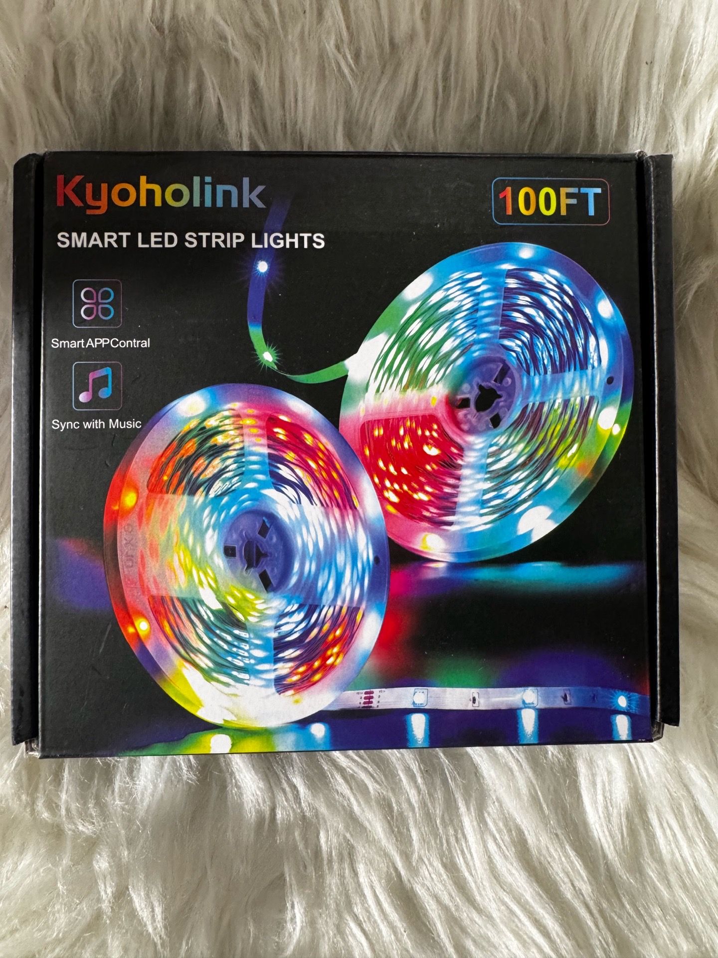 Kyoholink 100ft Bluetooth Led Strip Lights 2 50ft rolls