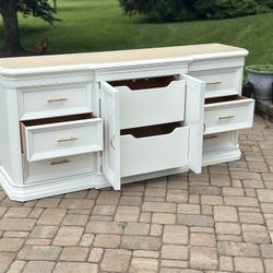 Century furniture triple dresser with secret jewelry organizer 