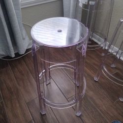 Clear Counter height Stools