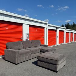 Gray Sectional Couch - Free Delivery