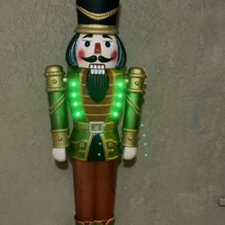Magical Christmas Holiday musical Nutcracker with LED lights and timer