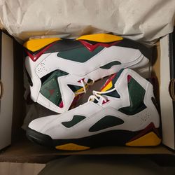 Nike Air Jordan True Flight "Sonics" White/Green/Gold - Men's Size 9