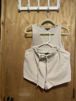 Tan Two Piece Set Women’s Size Medium!