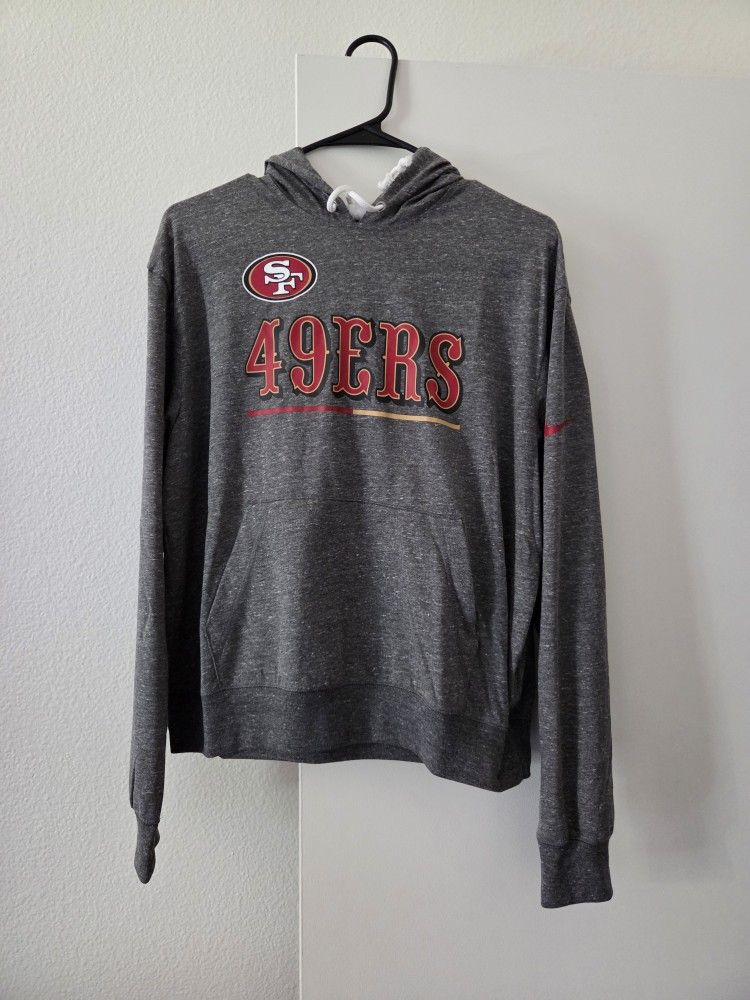 Women's 49ers Half Zip Raglan Sweatshirt