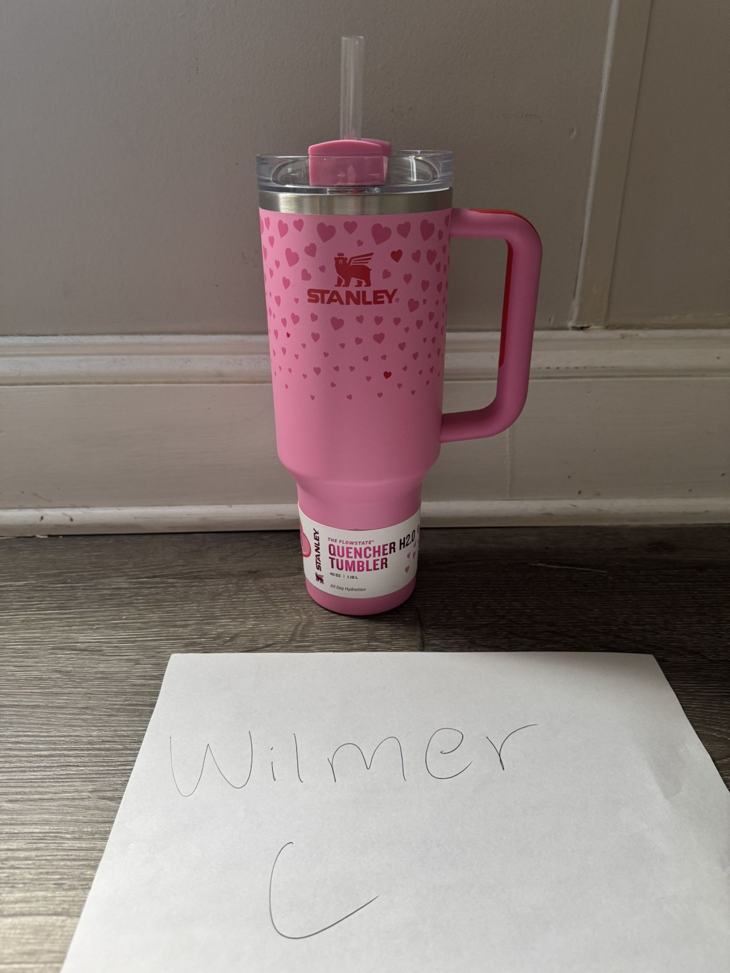 Stanley Cup Valentine’s Day 2025 Sweet Hearts 40oz Tumbler Pink