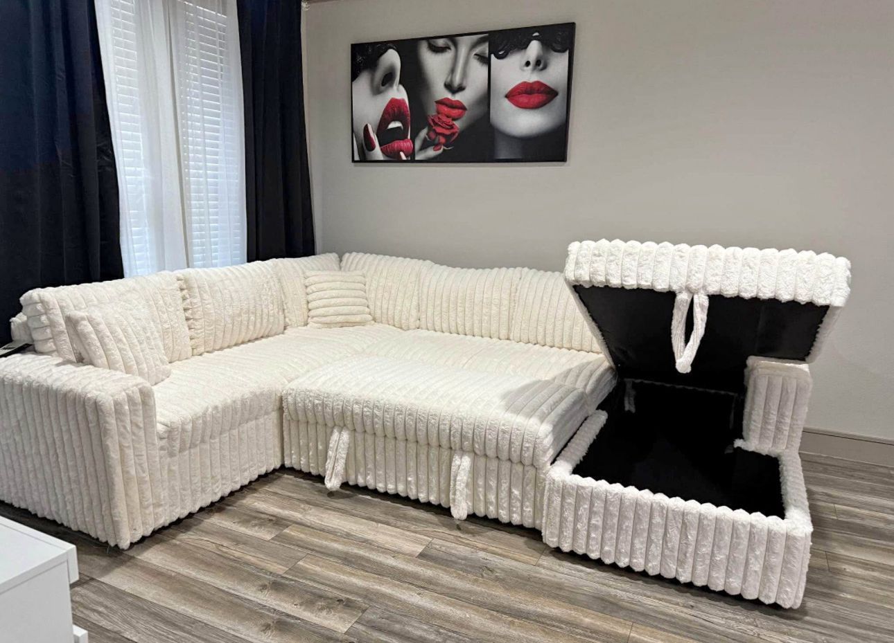 New Sectional Sleeper In Box 📦 Buy Now Pay Later No Credit Needed $39 Down