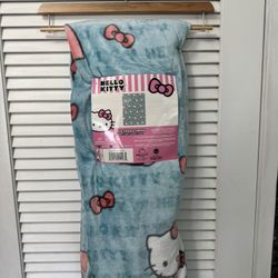 Silk Touch Hello Kitty Blanket 